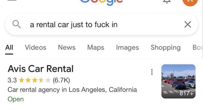 Avis is downnnnnnn https://t.co/slRwuBNEpZ