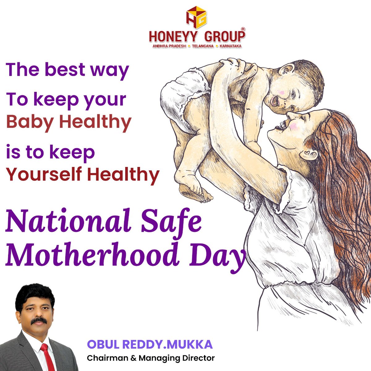 We believe that raising awareness and providing information and education to women, regarding safe motherhood, has been and will be the key to improve the life quality of pregnant women and newborns.
#NationalSafeMotherhoodDay #motherhood  #healthcare  #HerHealthMatters #MomToBe