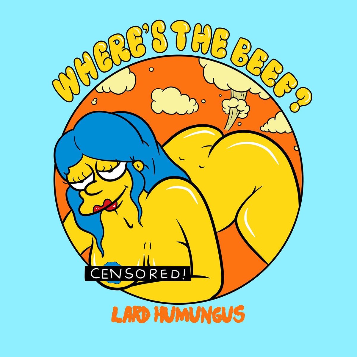 lardhumungus's tweet photo. WHERE’S THE BEEF? NEW ONE BY THE LARDMAN! I LOVE ME SOME LARGE MARGE! #TheSimpsons #LargeMage #LowBrow #LARDHUMUNGUS https://t.co/PBuILiVXbs