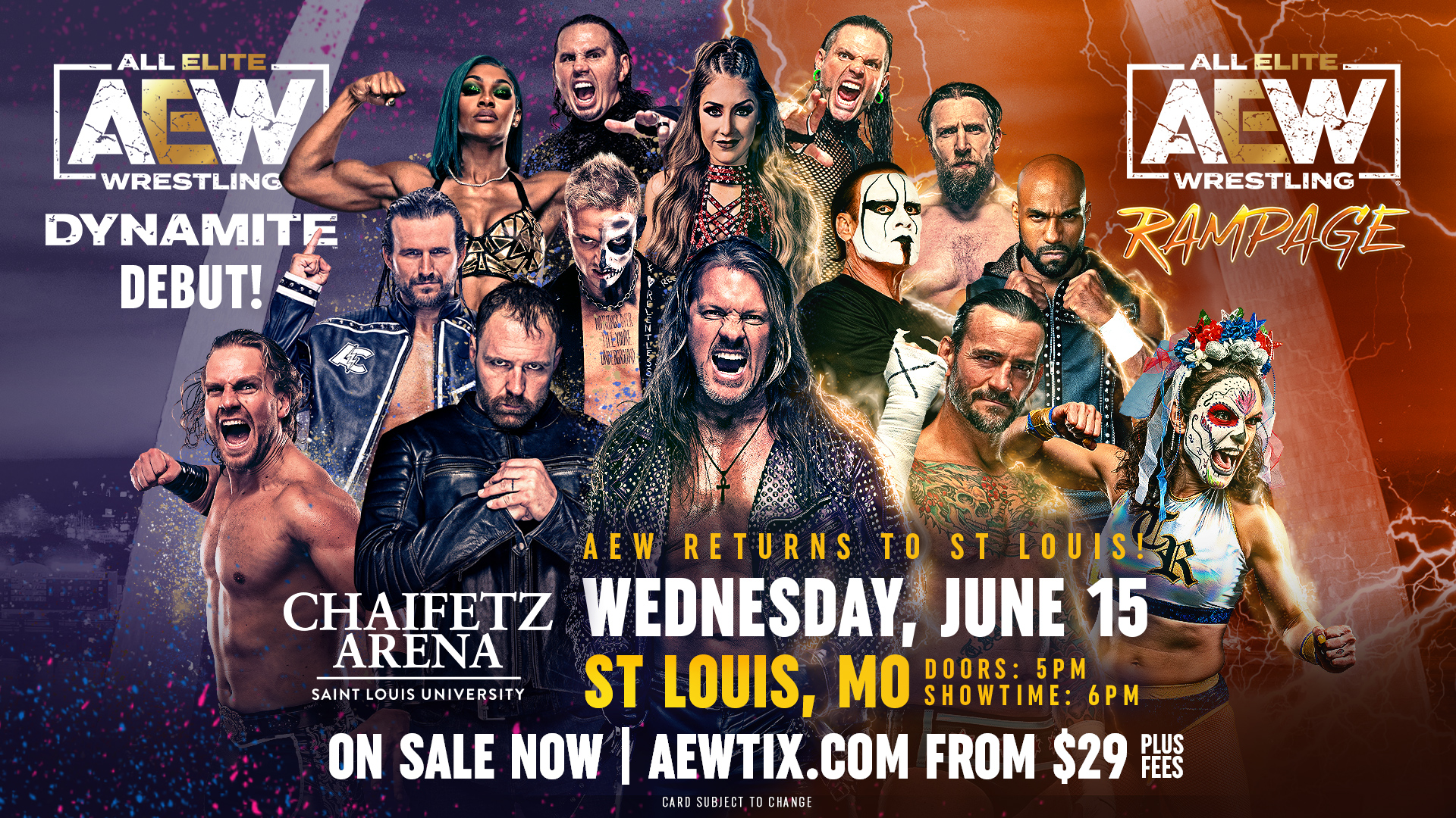 All Elite Wrestling on Twitter "ST. LOUIS WE’RE COMING BACK! AEW