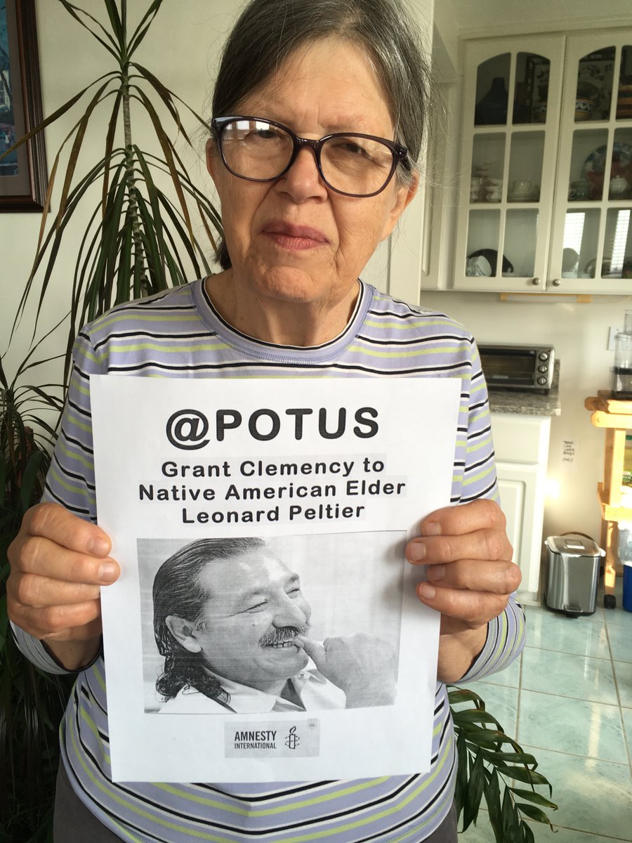 AmnestyDetroit's tweet photo. @POTUS #FreeLeonardPeltier https://t.co/nKFTwJ165A