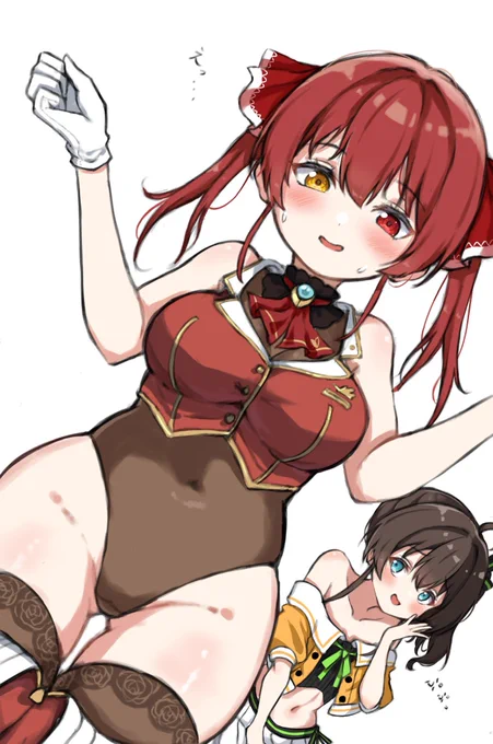 ○ネタ姉妹💕
#祭絵 #マリンのお宝 