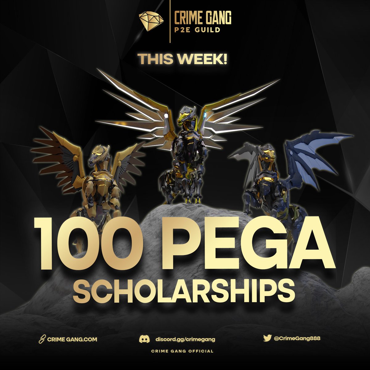 CrimeGang888's tweet photo. 📢 ARE YOU READY TO RUMBLLLEEEEEE  ⚡⚡
We got 💯#Pegaxyscholarships being given out this week. 

Show this tweet some love and hop in the Discord to be eligible 😁

#pegaxy #play2earn #PegaxyScholarship #p2e #nfts https://t.co/FWyDEpIFRe