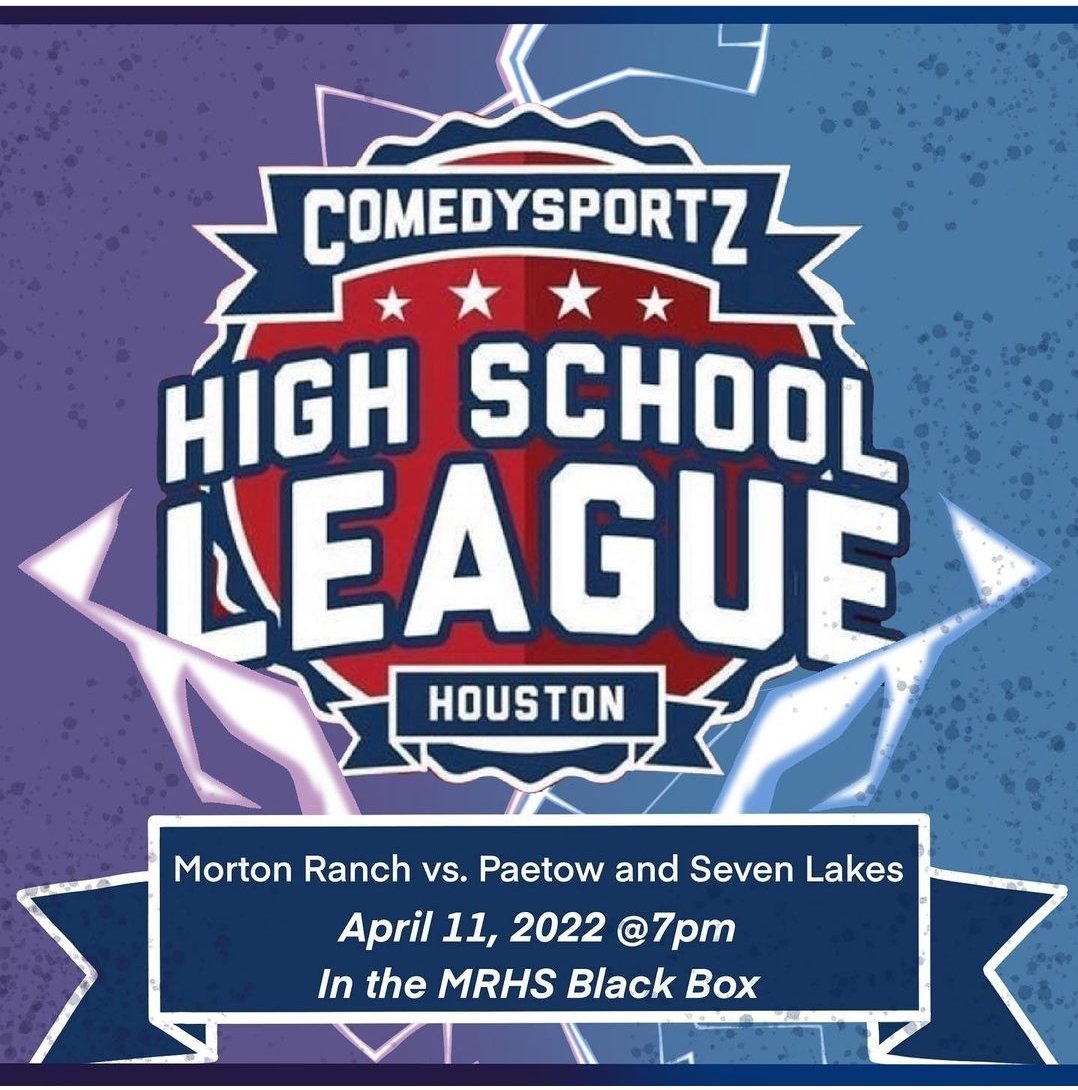 Comedy Sportz match TOMORROW at 7pm against <a href="/PaetowTheatre/">Paetow Theatre</a> and <a href="/studiovii_7014/">Studio VII Theatre Co.</a> . Tickets are $5 and if your are a Jr high student, tickets will be $3 if you present an ID at the door!