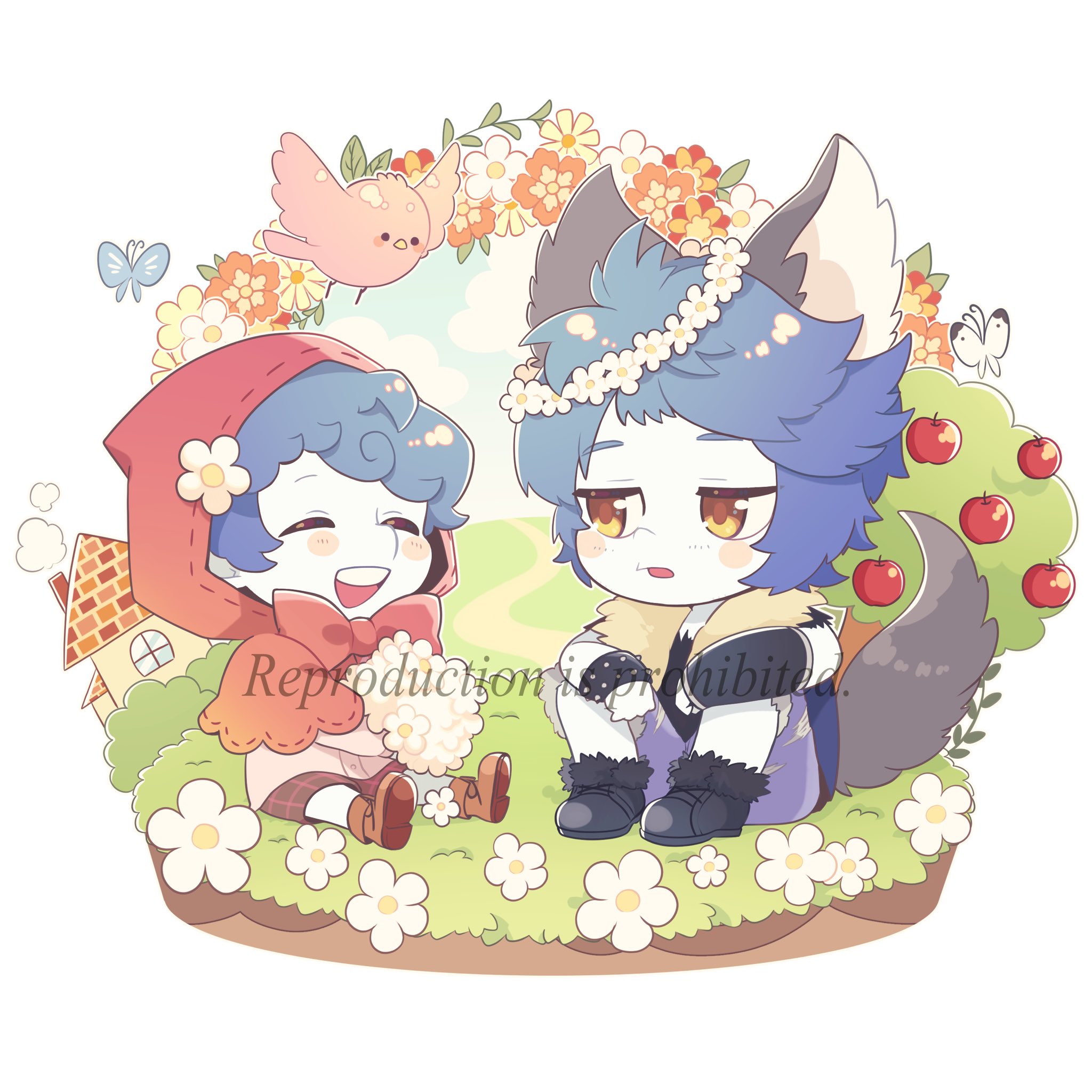 はたほまめ お仕事募集中 おともだちに捧げたイラスト 春らしく可愛い仲良し兄弟に仕上がったとおもう Onward 2分の1の魔法 T Co Eluf06z5rm Twitter