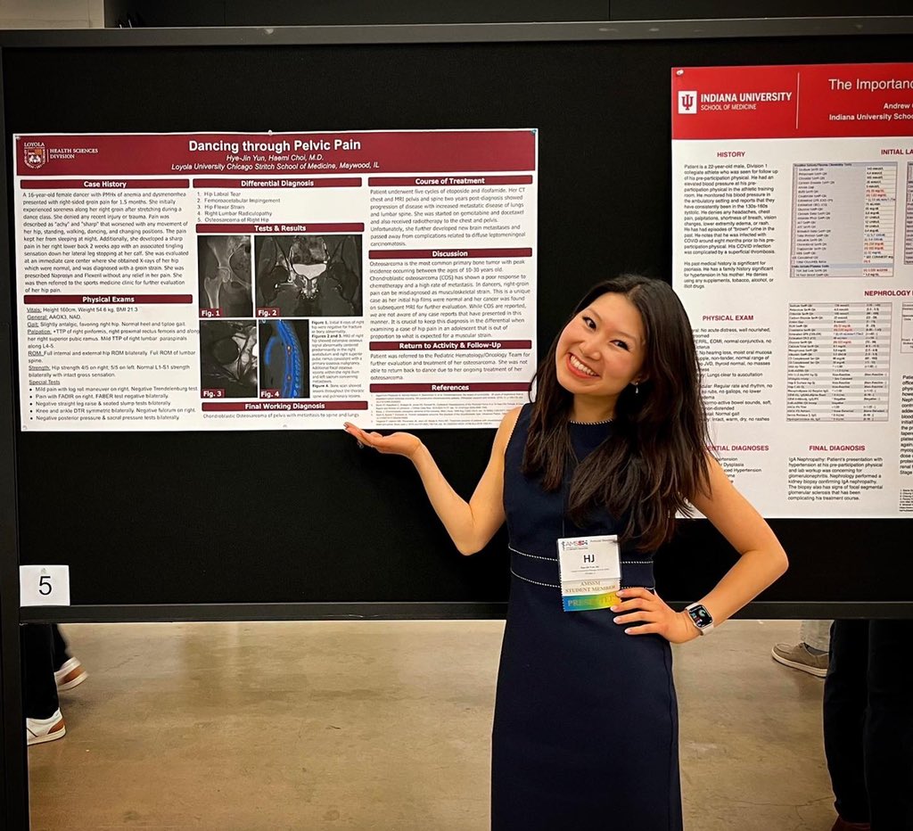 Beyond grateful for the opportunity to be a part of my first @theamssm annual meeting and to do a poster presentation on a passion topic near and dear to my heart - #DanceMedicine (with an unexpected twist) ✨

#AMSSM2022