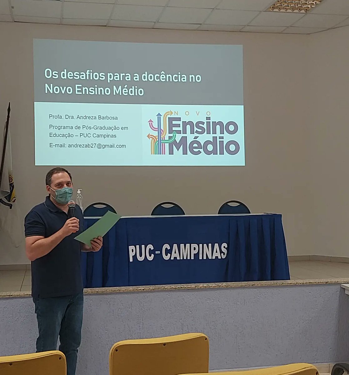 anasilinha's tweet photo. Dia 31/03/2022 foi especial com apresentação presencial do Seminário do Projeto PIBID 2020 da @PUCCampinas e @CAPES_Oficial. Orgulho ver os bolsistas das escolas @anibalpibid  ,@eefranciscoglicerio e  @carlosgomesee  e @falaperiferica relatarem a importância das atividades feitas https://t.co/ZhdZYdwr4n