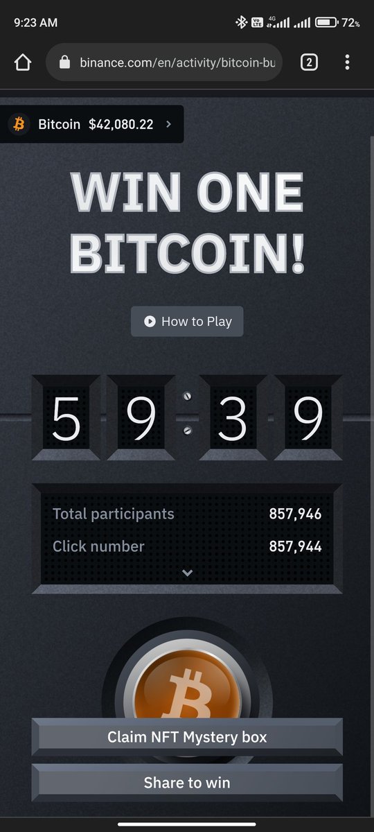 #BitcoinButton #Binance.