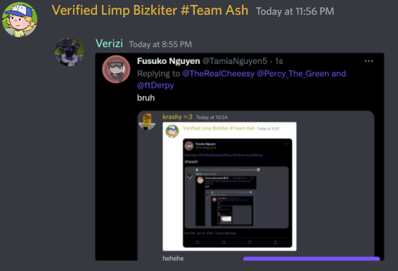 realzinna's tweet photo. @TamiaNguyen5 @TheRealCheeesy @Percy_The_Green @ftDerpy Indeed https://t.co/HzbMP6L0DO