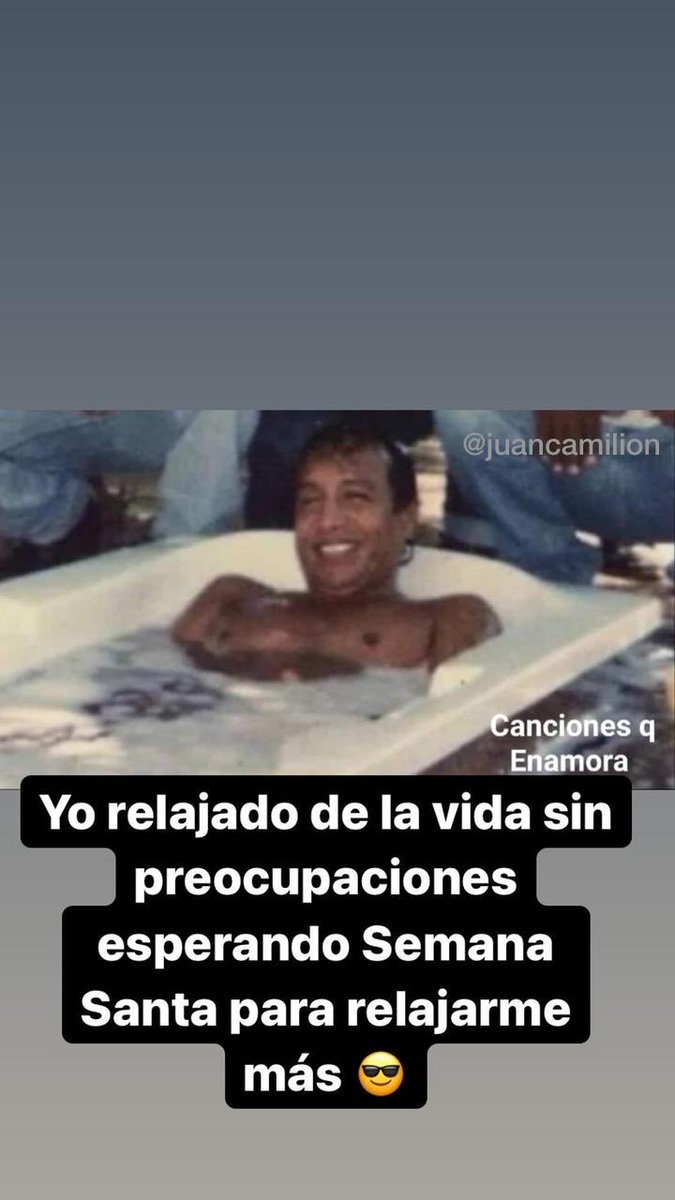 juancamilion's tweet photo. Relax https://t.co/Ga9WJHfJUX