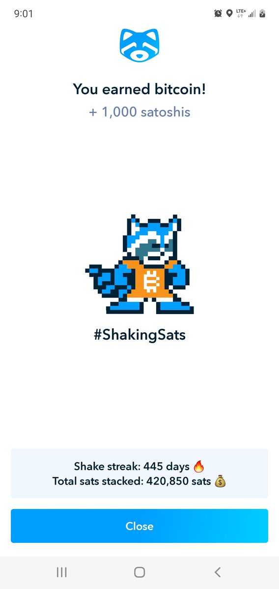 WestBeachMusic's tweet photo. 420K sats stacked ๐ @shakepay #Bitcoin #blessed #445days https://t.co/Z7Ec2c9WPo