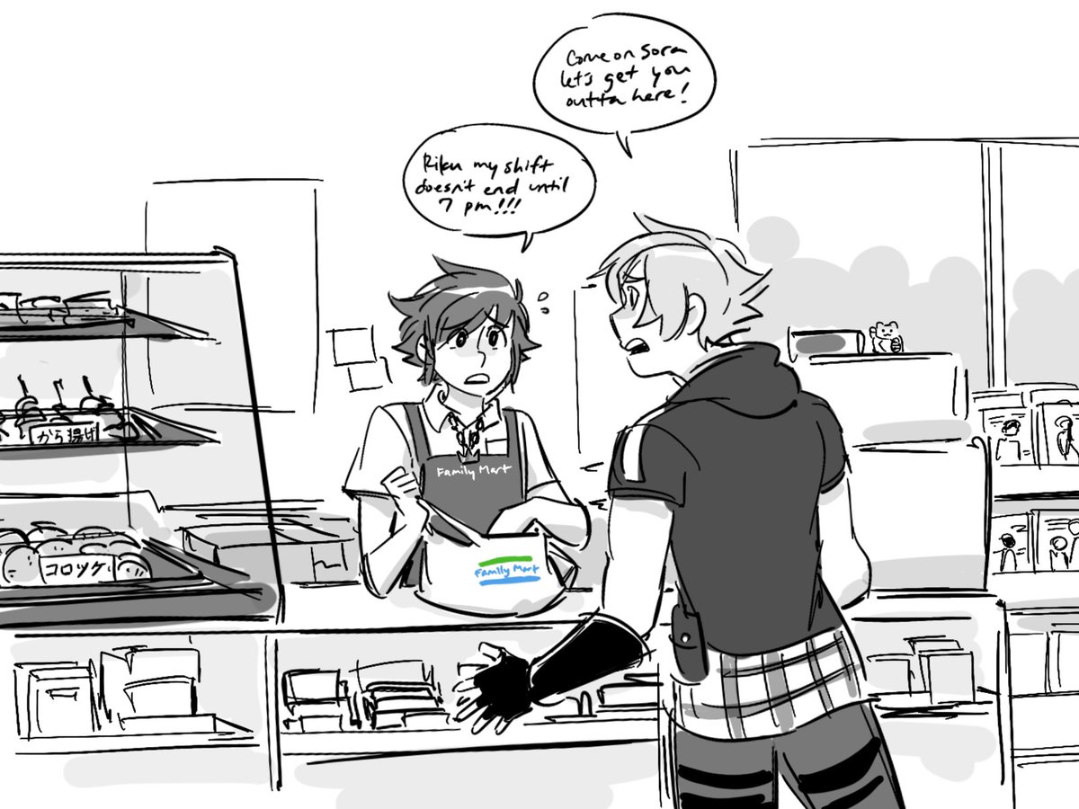 aaand that will be 700 yen thank you have a nice day! #KH4