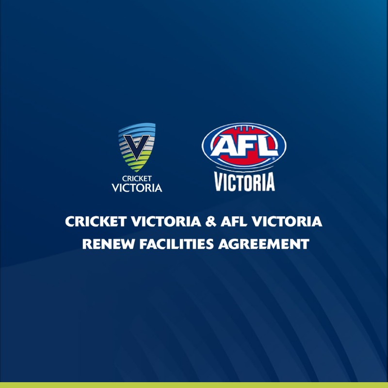 cricketvictoria's tweet photo. Cricket Victoria and AFL Victoria, in collaboration with the Victorian Government, have established a new agreement addressing shared use of facilities across the state.
