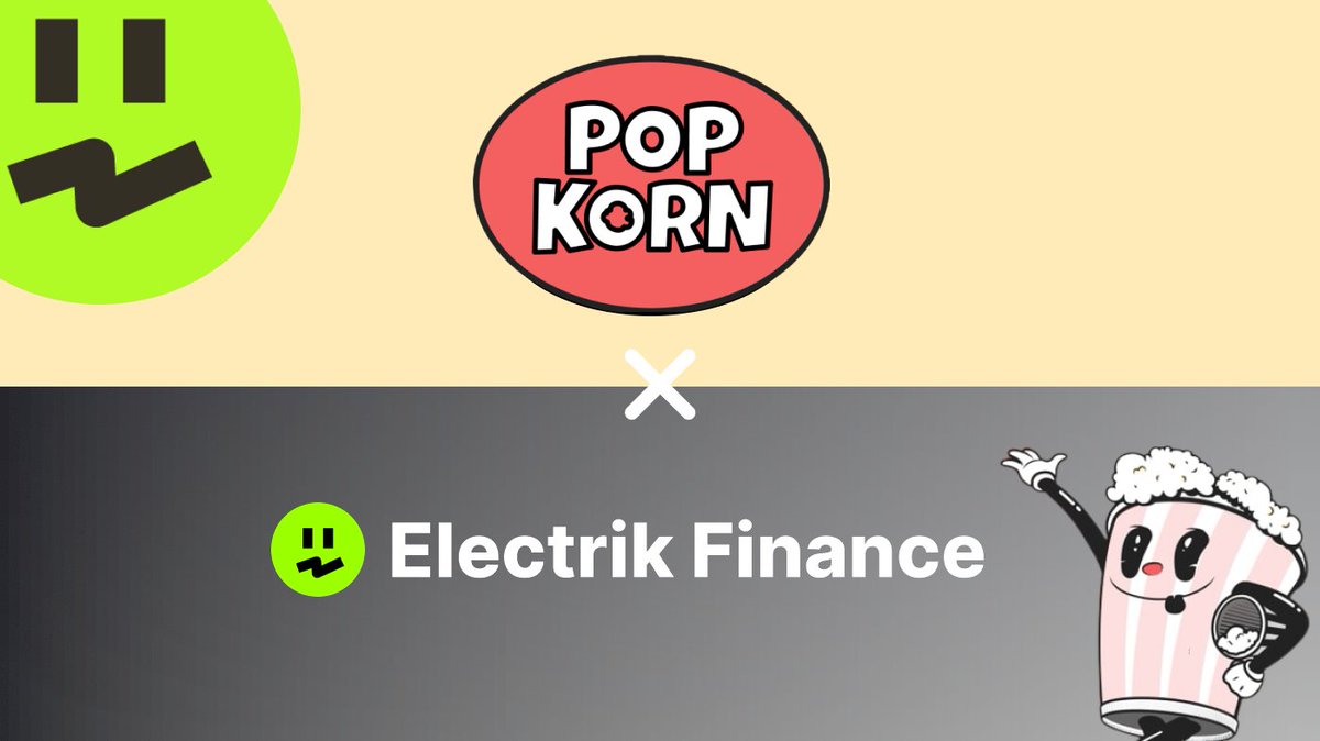 ⚡️[Electrik Finance X popKorn Money]⚡️

일렉트릭의 9번째 파트너쉽,
@popKORN_money 를 소개합니다
팝콘머니는 ibToken을 담보로 스테이블 코인인 pUSD를 대출해주는 클레이튼 네트워크 기반의 대출 플랫폼입니다.
양사는 이번 파트너쉽을 통해 다양한 시너지를 보여드릴 예정입니다

Thanks, 🍿🍿!