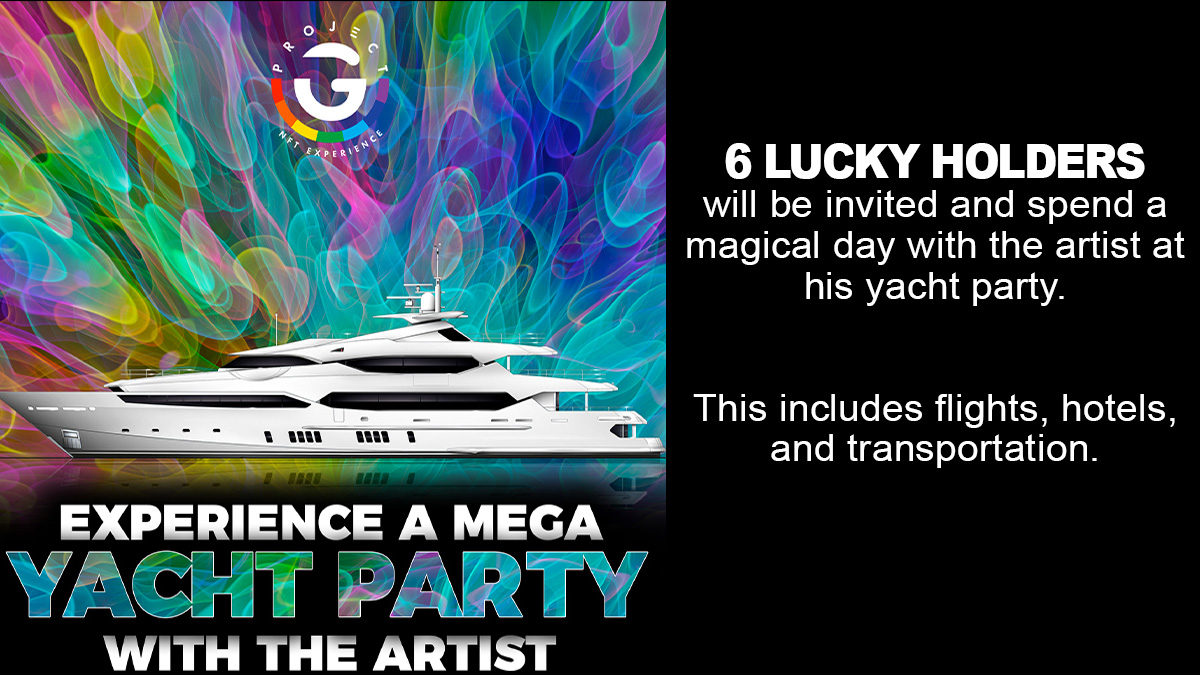 Project_G_NFT's tweet image. ✨⚓️PARTY LIKE A RAPSTAR⚓️✨
Pop bottles🍾and kick back with our MEGA STAR!

Experience what it&apos;s like to party like you got a $1,000,000! 

Name another #nftproject doing that?

We are about to blow their giveaways out the water!

✅Verify below✅

Discord.gg/projectg