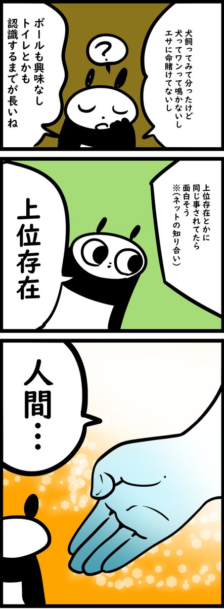 犬と人間と上位存在君
今日のブログ!

https://t.co/tP0dTsxiVh 