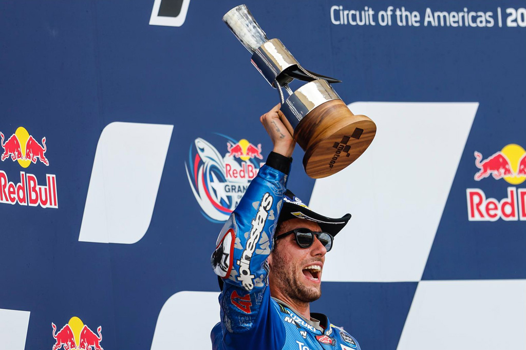 suzukicojpmotor's tweet photo. 【MotoGP 第4戦 アメリカズGP 決勝】
アメリカズGP決勝でアレックス・リンスが2位を獲得、スズキ500回目の表彰台を飾る。
https://t.co/uJMv045vuh
#スズキ #MotoGP #アメリカズGP #エクスター https://t.co/mkphXy6pNa