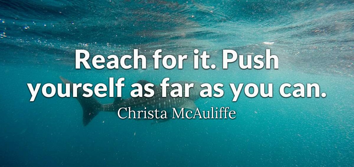 Webners's tweet photo. "Reach for it. Push yourself as far as you can." - Christa McAuliffe
#webner #mohali #morningquote #motivational #inspirational #successmotivation #Chandigarh #MondayMorning #MondayMotivation https://t.co/AIzJcSVu2v