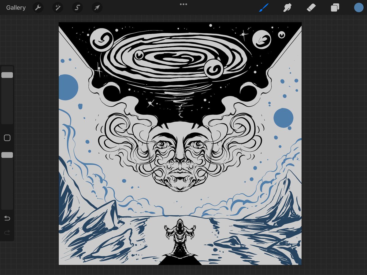 hazyvizn's tweet photo. https://t.co/w041jIVsMK 

been learning a ton and working on my first piece to be minted on foundation! follow &amp; retweet would be much appreciated ❤️ https://t.co/3Rq6D8f8tc