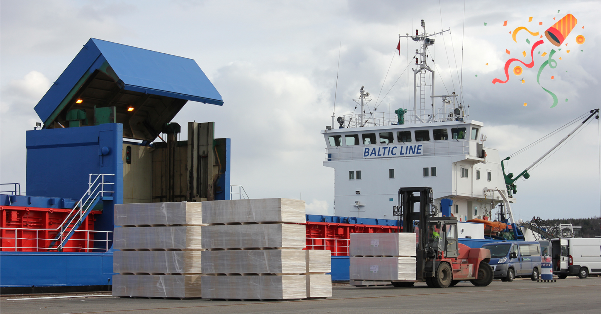 PortOfTurkuFI's tweet photo. Congratulations @baltic_line's #BalticAmelie! She started operating in our liner traffic on April 12th 2017. Baltic Amelie arrived to sail together with Baltic Madonna as part of Port of Turku´s liner traffic and with the pair, Baltic Line focused on conventional transports. https://t.co/HQr0UuviqK