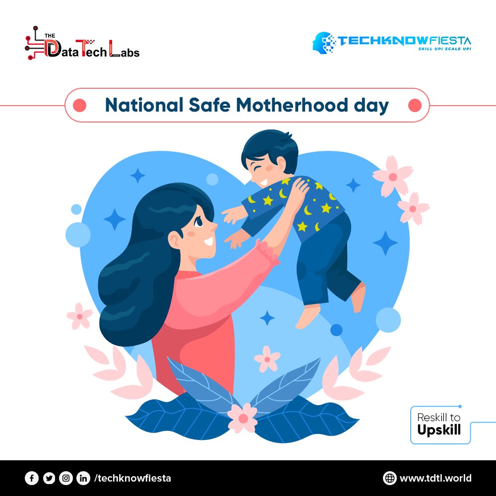 techknowfiesta's tweet image. We must all work together to provide a secure and comfortable environment for an expectant woman. Wishing a very Happy National Safe Motherhood Day to all.

#thedatatechlab #reskilltoupskill #techknowfiesta #safemotherhoodday #motherhood #mother #child #health