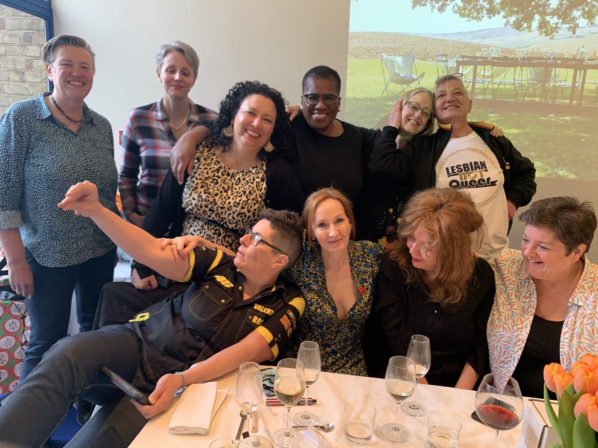 jk_rowling's tweet image. There was a lunch and I'm not saying I've only just sobered up enough to type this tweet but at the same time, I'm not not saying that. 💜🤍💚#RespectMySex