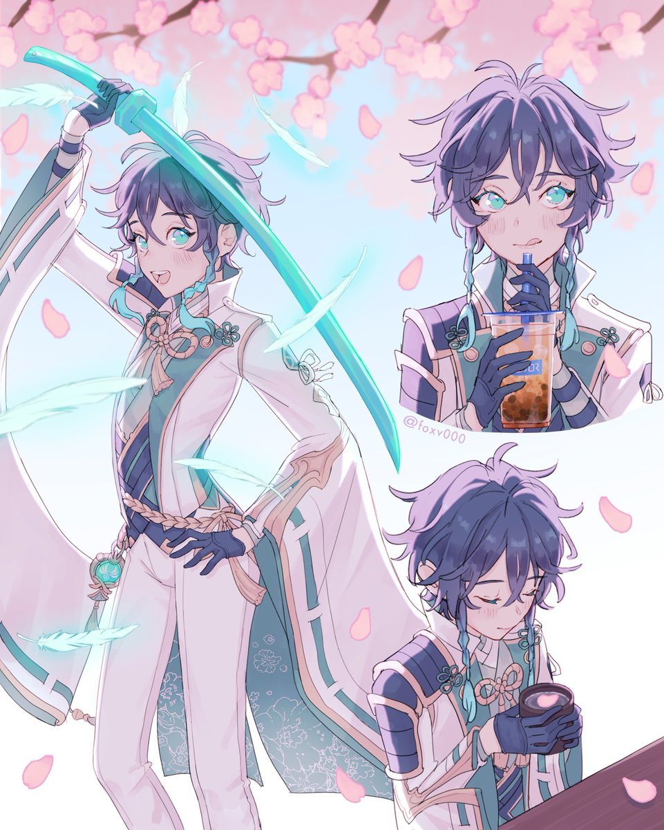 foxv000's tweet photo. hey guys my ayato looks kinda small...... he still works the same tho right? 🧐  #GenshinImpact #Venti

🍃Venti Impact™ (1 / ?): Ayato🧋 https://t.co/IX9WiAkLHb