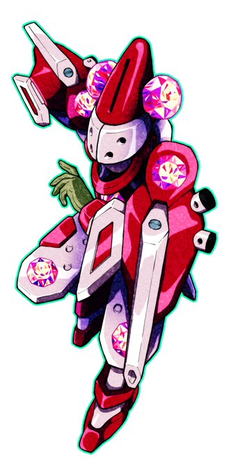 20周年時に描かせてもらったネステンはメダロットっぽい頭身にならなくて正直ごめんなさいだった(それ以上にカオルがブサい…)。
あと、右腕のアーマーの位置はこうならない。アーマーは上部で肩にマウントしており、トリガーを握る際には肘を曲げる。腕は伸ばせない。

#メダロット 