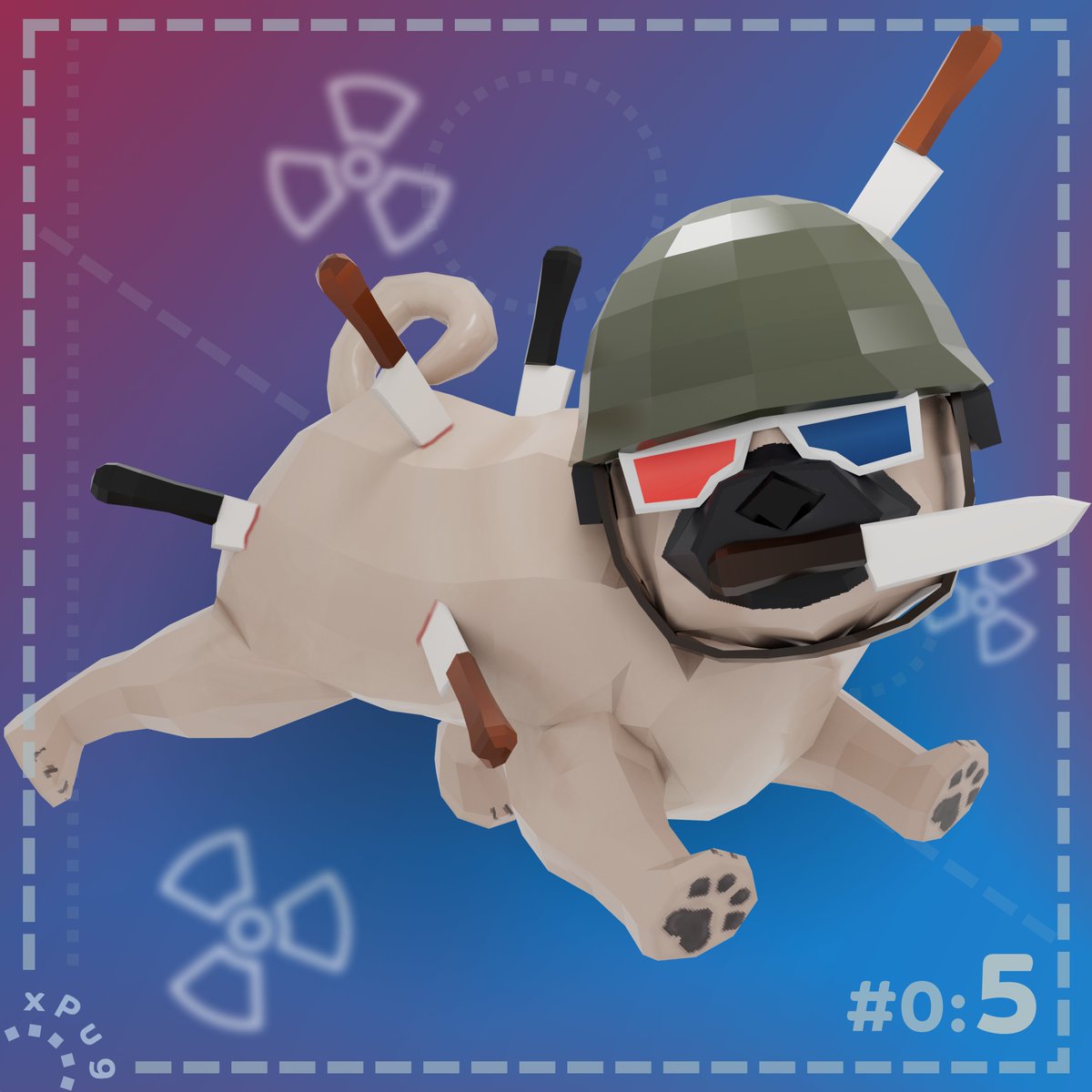 xpug_xrpl's tweet photo. #xPug #NFT Series #0: Number 5.
Sarge. The leader of all pugs under his command. Although some betrayals happen, he is not one to dwell. 🔪🪖⭐️⭐️⭐️⭐️⭐️
Like & Retweet ❤️ for a chance to win 0.2 #xPug tokens! That is a direct order, maggot! 🐶
#XRP #xrpcommunity https://t.co/YexfeshVOR