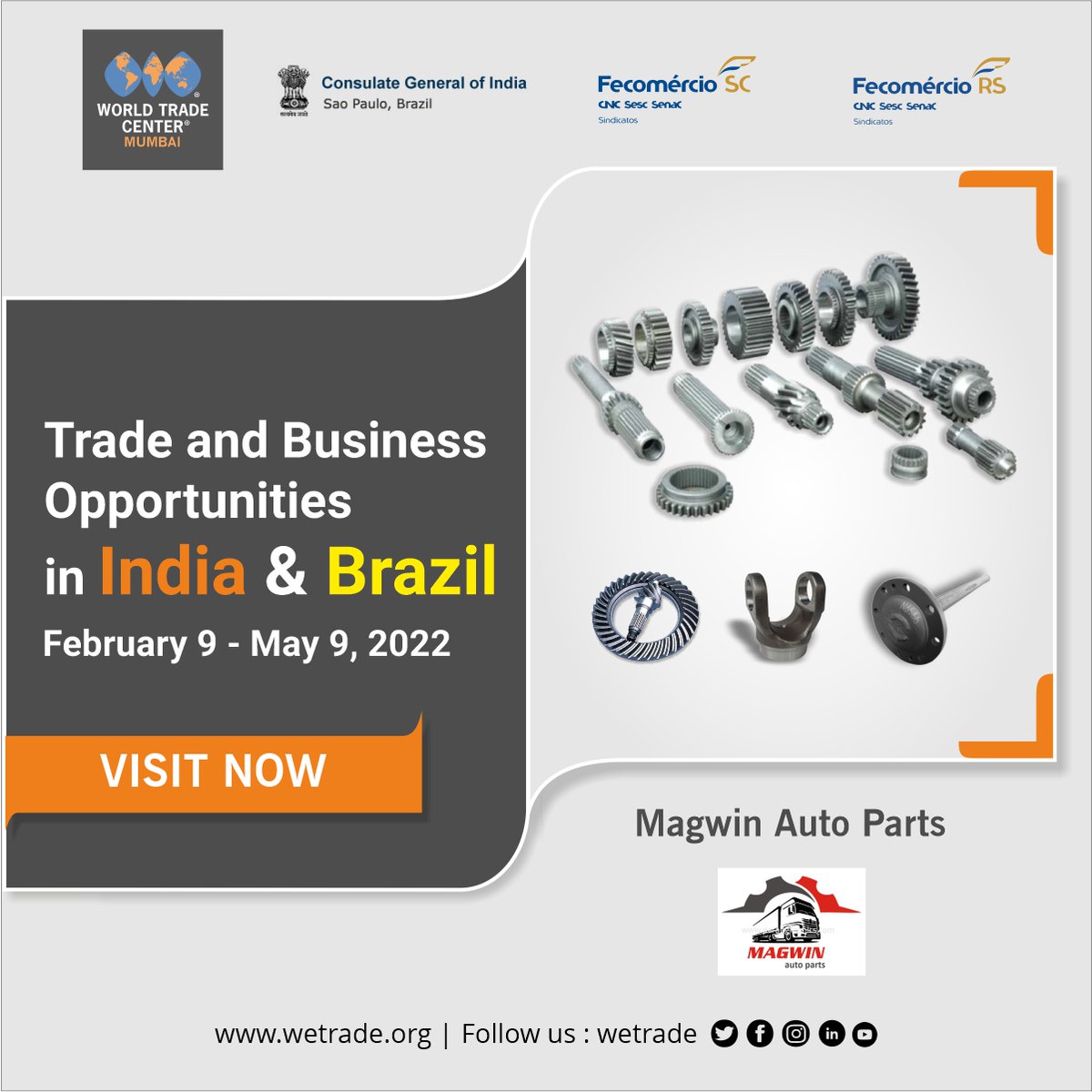 World_Trade_Exp's tweet photo. Exhibitor: Magwin Auto Parts
Visit Now : https://t.co/pTQStfYWBl

#components #automobiles #business #india #brazil https://t.co/KJZMzPfrZE