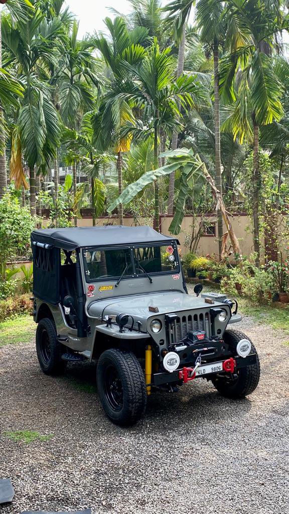 That’s our 1969 Model Willys after a make over 🥳🥳 Waiting to reach Kerala & go for a drive ❤️

#Willys #VintageVehicles