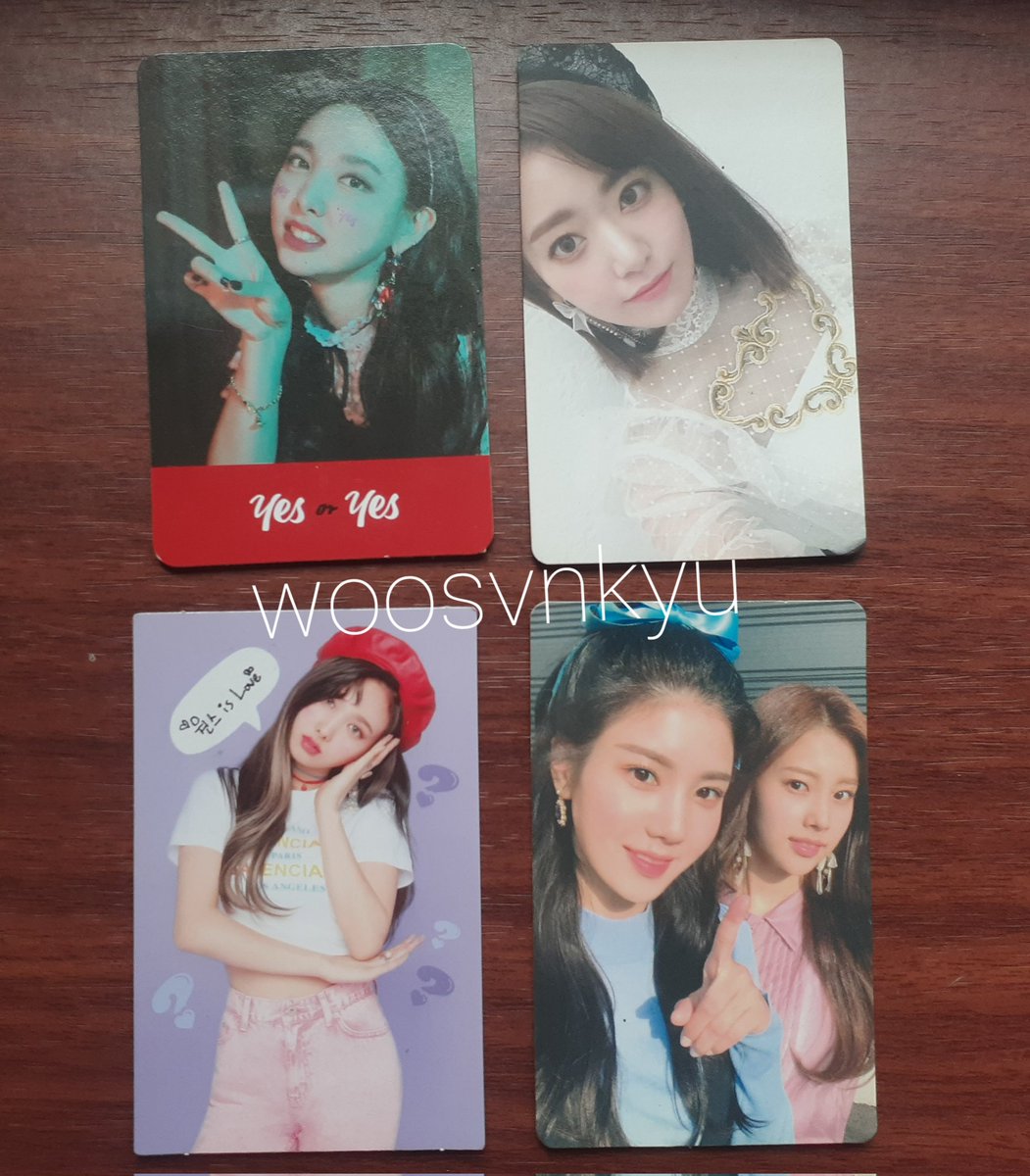 woosvnkyu's tweet photo. wts lfb ph

twice and iz*one pcs

— 150 for pcs
• clean pcs
• onhand and ready to ship! 

twice yes or yes what is love iz*one sakura eunbi pob pc photocards le serrafim glitch pc https://t.co/byw0ebDMD6