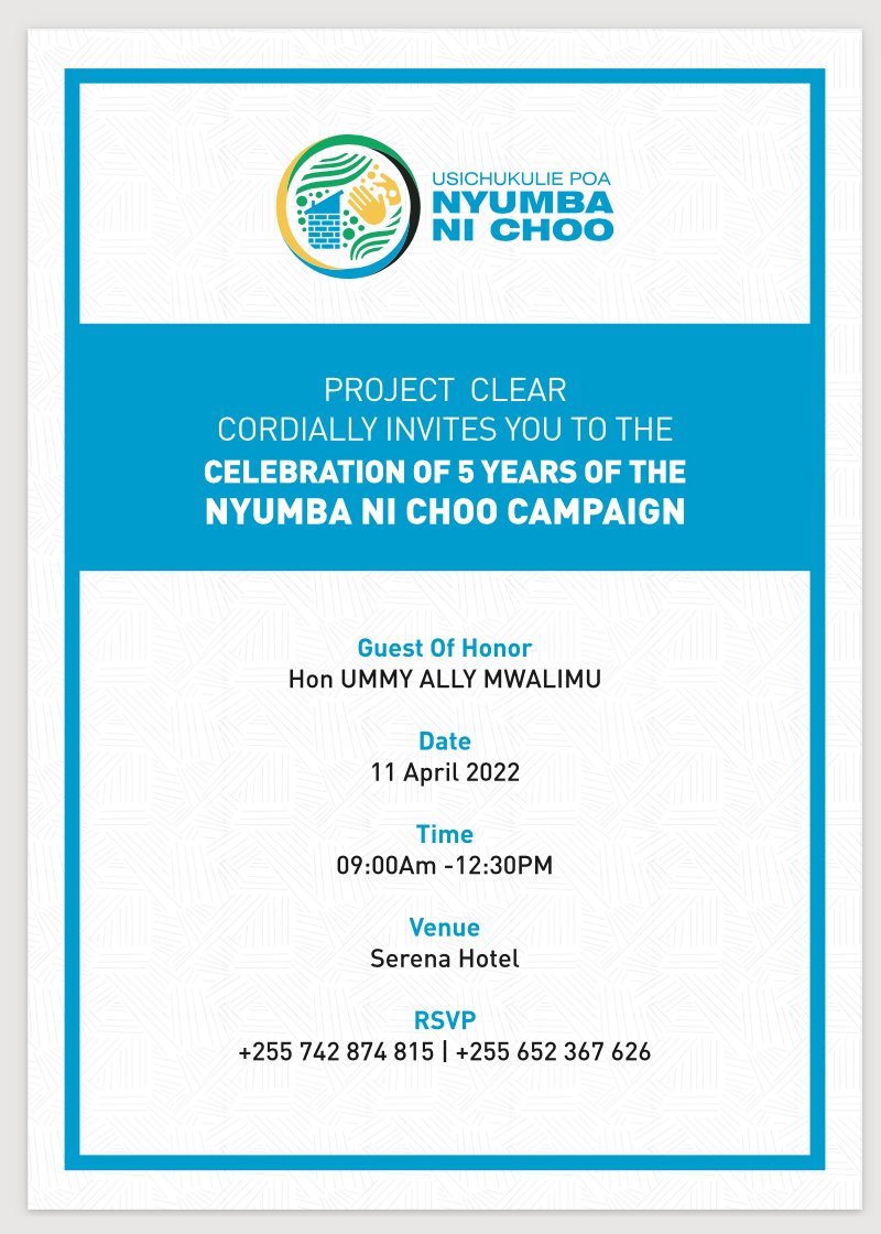 Thank you <a href="/ProjectCleartz/">Project CLEAR</a>, @NyumbaNiChoo, and <a href="/sanitationtz/">Sanitation Tanzania</a> for inviting us to your campaign's 5 year anniversary. We are glad to be here.