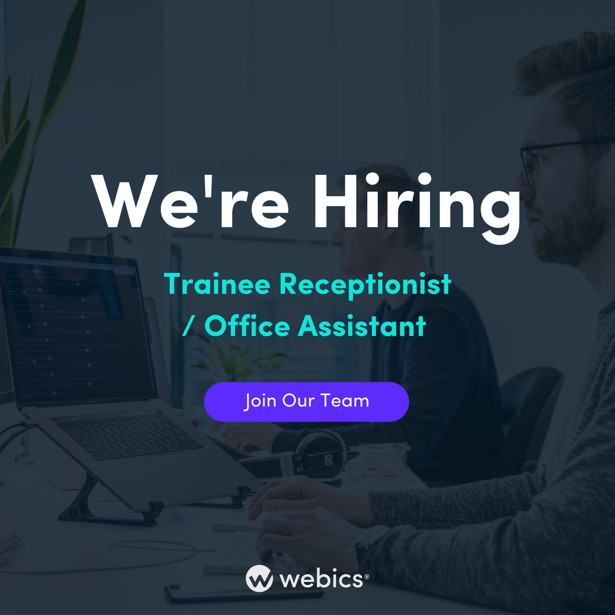 webics's tweet photo. Webics is looking for a Trainee Receptionist / Office Assistant to support our delivery team. This role is available immediately and will see you complete a Certificate III in Business. Apply now https://t.co/BpgfceBQoq
#hiring #nowhiring #traineereceptionist #shoalhavenbusiness https://t.co/xA26tLesjR