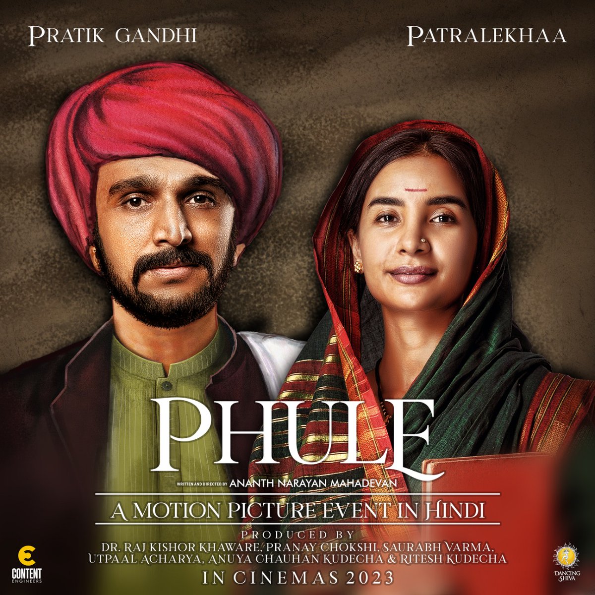 BIOPIC ON MAHATMA PHULE ANNOUNCED: PRATIK GANDHI - PATRALEKHAA SIGNED... On #MahatmaPhule’s 195th birth anniversary today, a biopic has been announced... Titled #Phule, the biopic stars #PratikGandhi [as #MahatmaPhule] and #Patralekhaa [as #MahatmaPhule's wife #SavitribaiPhule].
