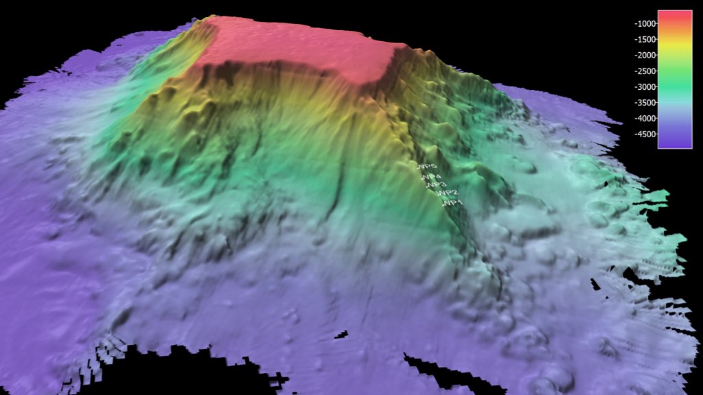EVNautilus's tweet image. We’re kicking off expedition Lu‘uaeaahikiikumu in a big way with a dive to 2600m on King George Seamount to survey the communities on the southern ridge. 
Live streaming the dive + audience Q&amp;amp;A beginning at 8 pm HT: NautilusLive.org
@sanctuaries @HawaiiReef