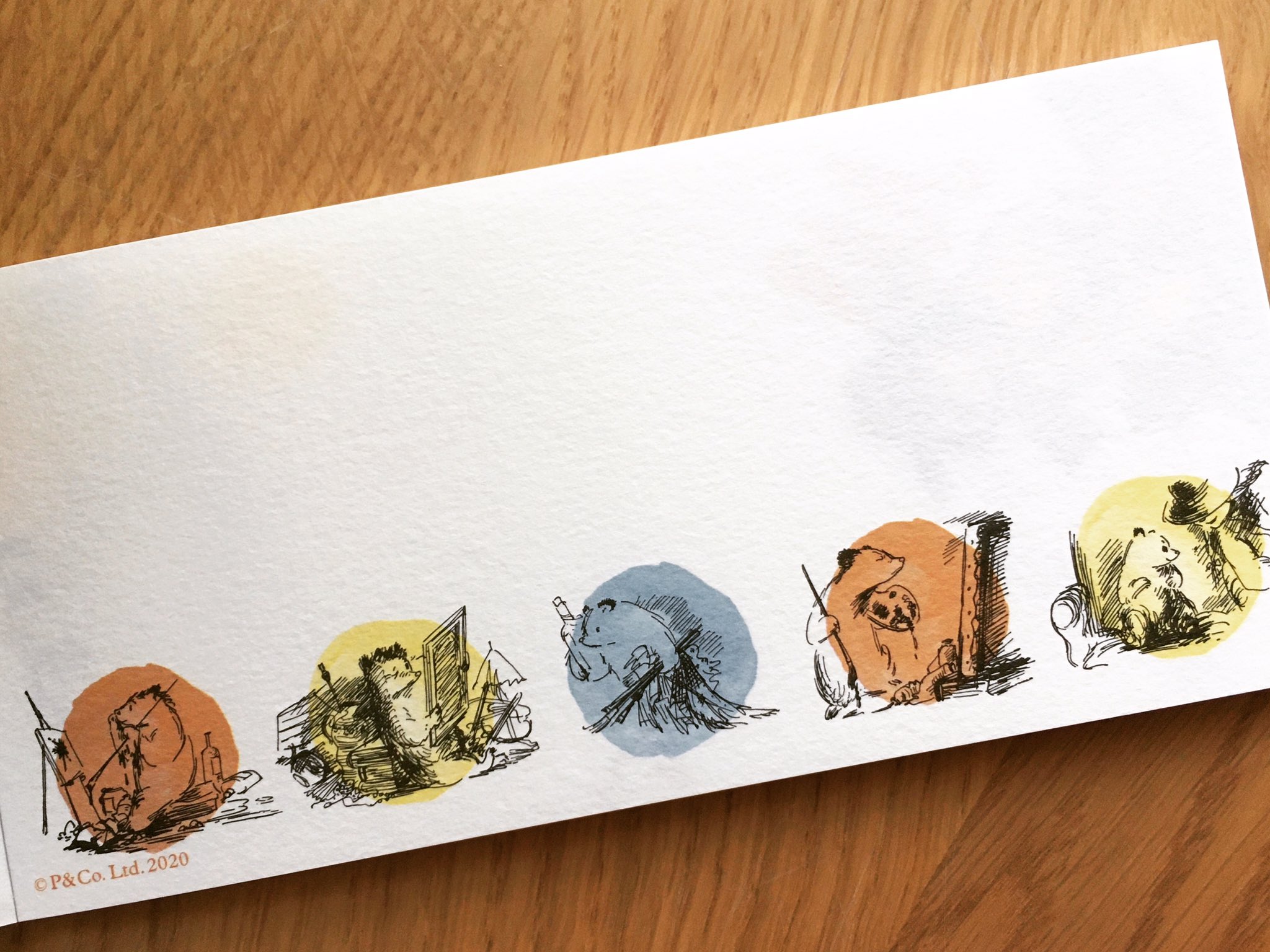 はる くまの定期便 パディントンの一筆箋 どのイラストも味わい深くてかわいい くま パディントン Paddington 我が家のくま雑貨 T Co Jtdcyw6zoo Twitter