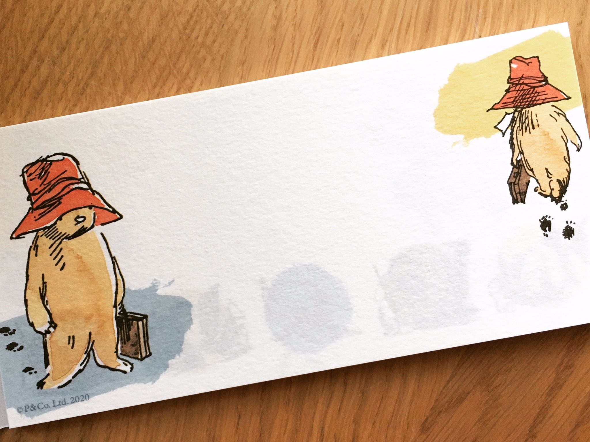 はる くまの定期便 パディントンの一筆箋 どのイラストも味わい深くてかわいい くま パディントン Paddington 我が家のくま雑貨 T Co Jtdcyw6zoo Twitter
