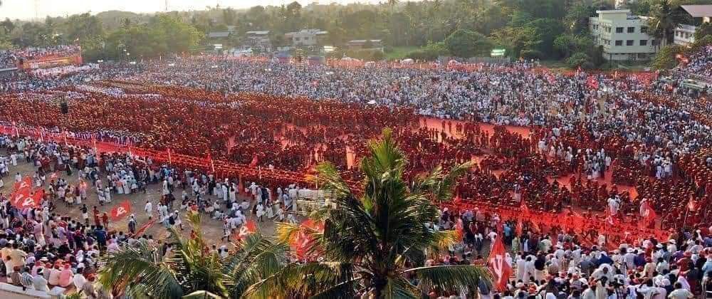 tncpim's tweet photo. #CPIM 23வது அகில இந்திய மாநாட்டு செந்தொண்டர் பேரணி காட்சிகள் #OnwardsCPIM #CPIM23rdPartyCongress #cpimxxiiipartycongress #Kannur #Kerala #PartyCongress https://t.co/GbznvREDGq