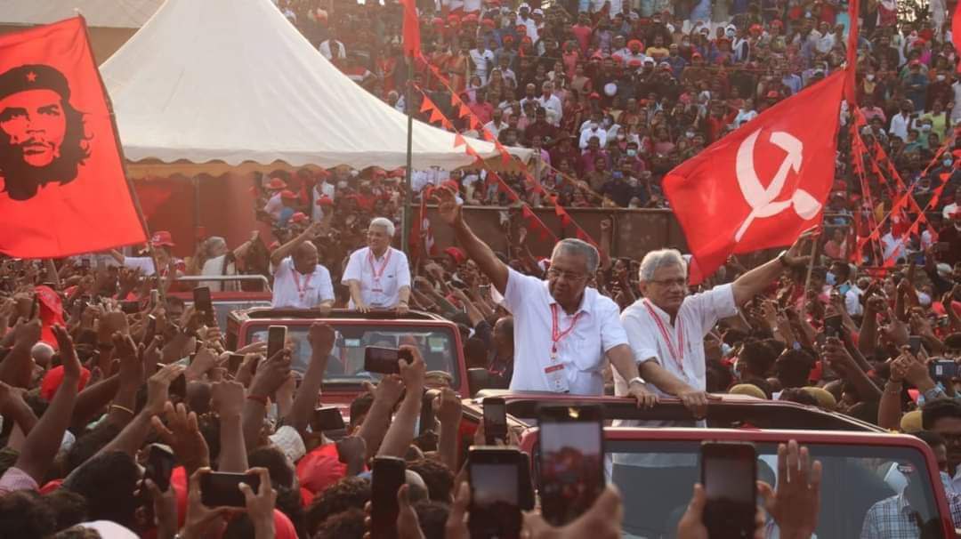 tncpim's tweet photo. #CPIM 23வது அகில இந்திய மாநாட்டு செந்தொண்டர் பேரணி காட்சிகள் #OnwardsCPIM #CPIM23rdPartyCongress #cpimxxiiipartycongress #Kannur #Kerala #PartyCongress https://t.co/GbznvREDGq