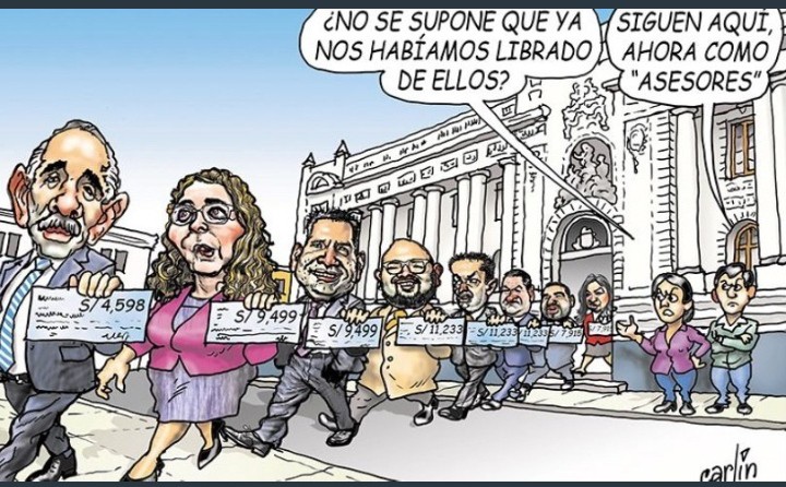 AldoGamarraM1's tweet photo. @Alm_Montoya Pero por ejemplo, si hacen uso y abuso del dinero de nuestros impuestos en comisiones estúpidas, cobran gastos de instalación viviendo en Lima,  contratan y reciclan a estos miserables, etc, etc.... https://t.co/tfkGYrNfNS