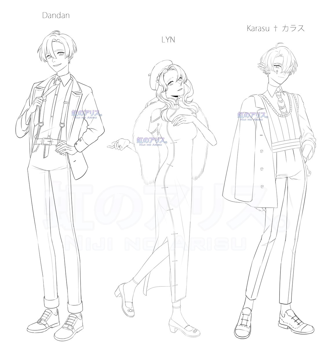 fukunijimo's tweet photo. 🌈✨Sketches and designs that were drawn for our "►ʀ▲ɢᴏɴ" team to participate in TB:A!✨🌈
🪷Link: https://t.co/QTpyC2VUl7
#youtaite #TrioBattleAct1 https://t.co/lwyWCyKphx