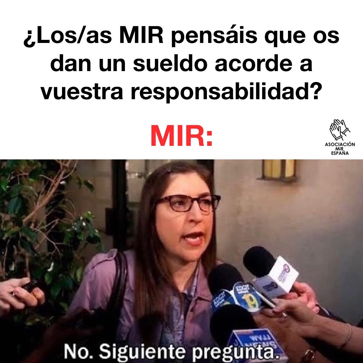 SALARIOS MIR

Sueldo médicos residentes sin guardias:

- Año 2006: 1.112€
- Año 2022: 1.245€

Los médicos residentes han perdido un 25% de poder adquisitivo desde 2009. 

Llevamos 2 años demandando a los políticos una subida del salario de los MIR.