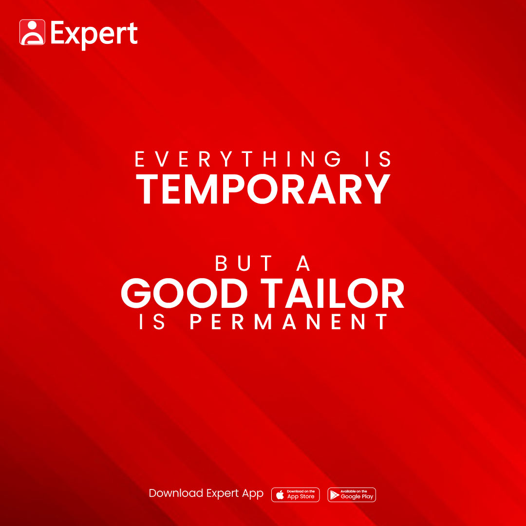 expertpakistan's tweet photo. Kapray to hamesha sath he rahen gay!
Isliye apne kapro ki stitching karwaen Expert Tailors say.
#ExpertPakistan #Tailoring #StitchingService #Tailor #Clothes #Fashion #womenfashion  #womenswear https://t.co/3eWX1tFscp