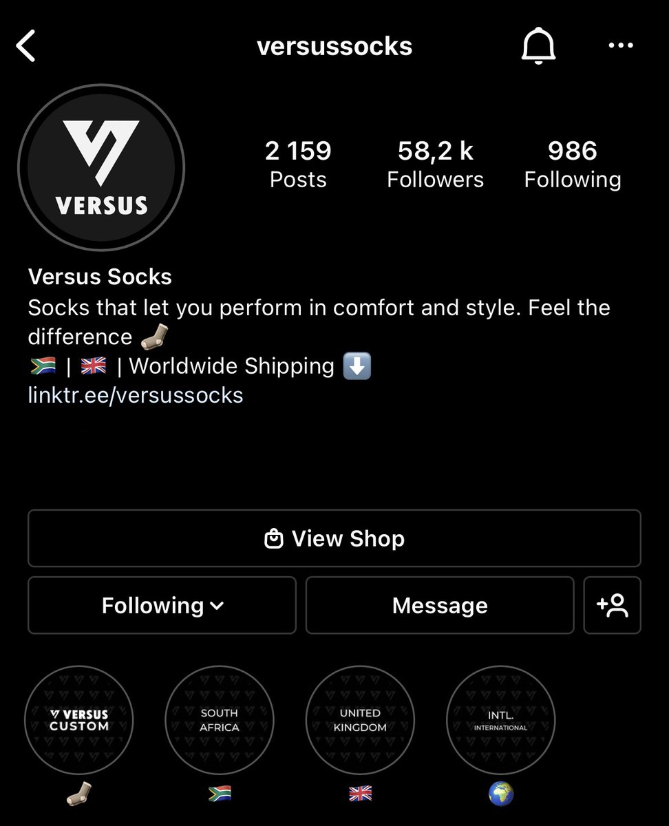 Versus Socks tweet media