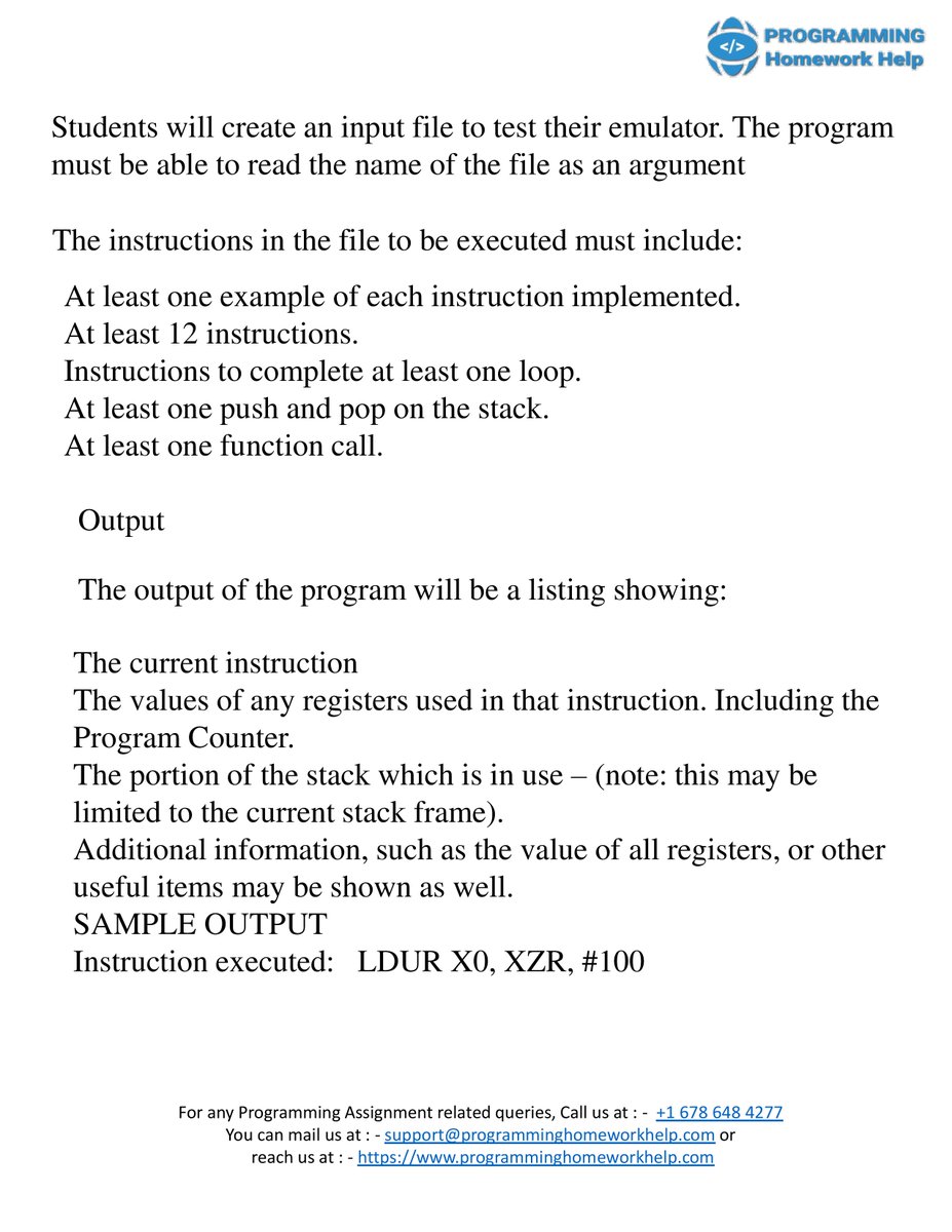 ProgrammingHom1's tweet image. I am Simon M. I am a C Homework Expert at programminghomeworkhelp.com. I hold a Ph.D. in Programming, from Glasgow University, UK. I solve homework related to C. To see the full assignment Visit behance.net/gallery/141412…
#ProgrammingAssignmentHelp #ProgrammingHomeworkHelp