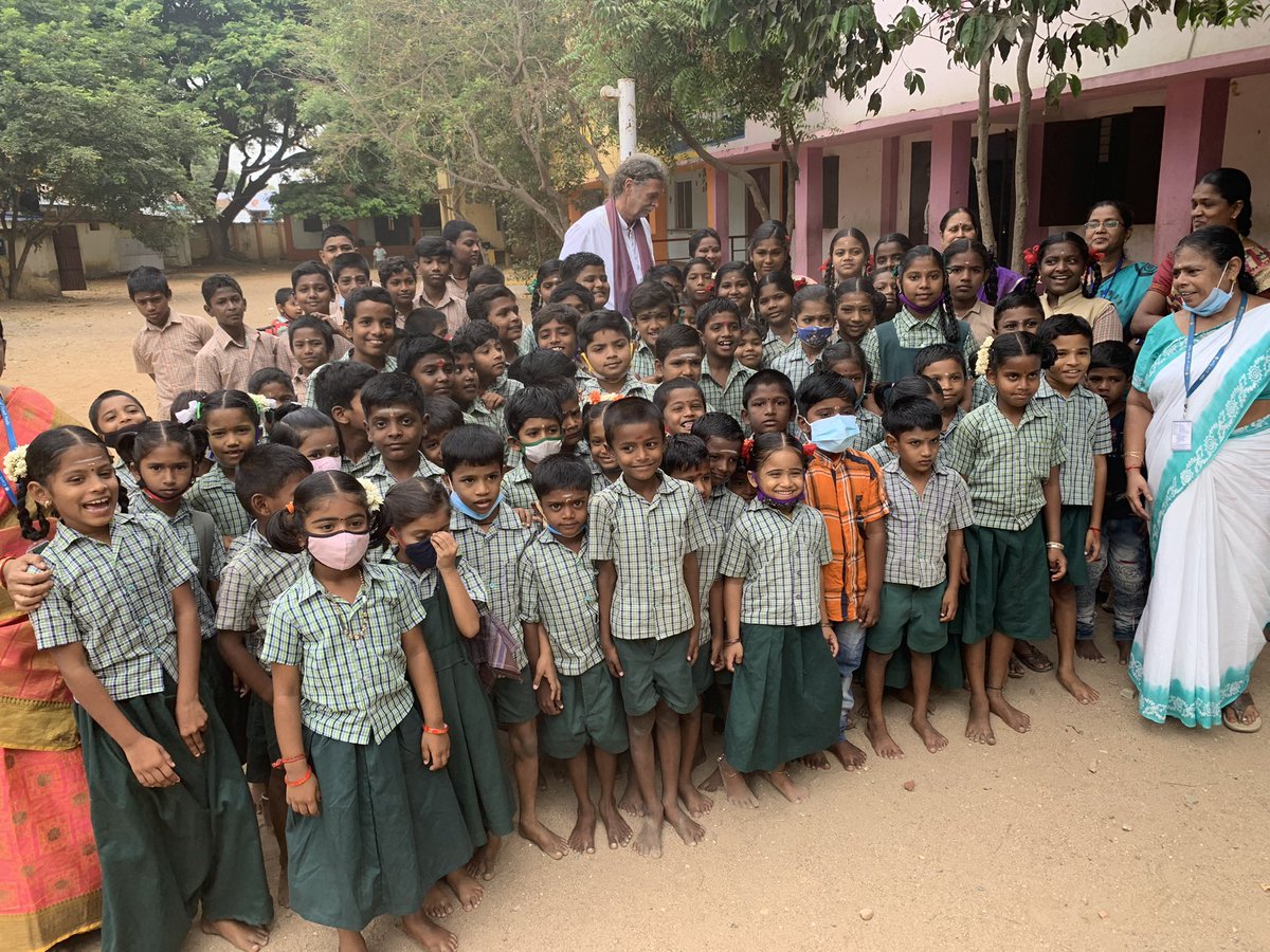 WalterJLindner's tweet photo. …here some pics from Kavundampalayam Sec School (wall paintings on environmental topics) and Kikani Sec School (school safety projects), both supported by @giz_india https://t.co/ipxkrQISZ3