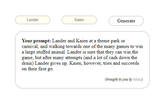 <a href="/arhkaive/">kaien.</a> tapos ililibre mo akong bacsilog kasi nanalo ka and to cheer me up. lol.