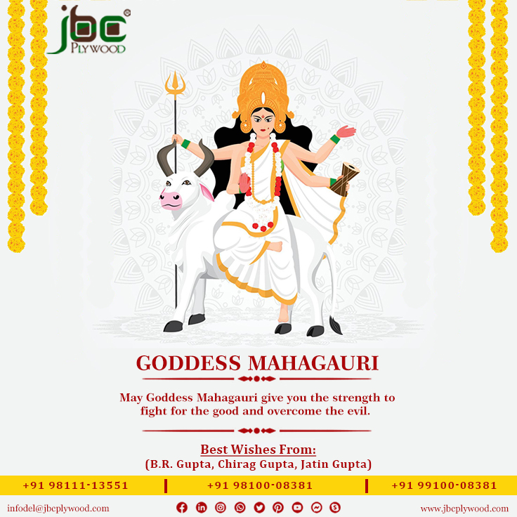 Happy Navratri
Goddess Mahagauri (8th Day)
#jbc #jbcplywood #plywood #Mahagauri #8thDay #durgamaa #durgapuja #durga #navratri #maadurga #jaimatadi #maa #kolkata #devi #durgapujo #india #mahakali #mata #hinduism #mahadev #matarani #vaishnodevi #HinduNavvarsh #jaimaakali