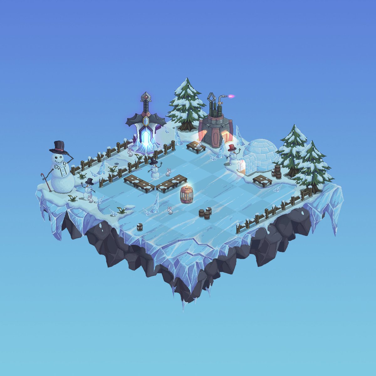 MonkeVerse community is incredibly excited to join @arcadedotinc having revealed a significantly rare xl frozen land plot with stunning blue ice crystals ready for mining ⛏ 

Join the MonkeVerse today! 🍌